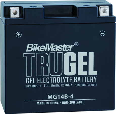 BikeMaster Trugel Battery MG14B-4 - Rowdy Warehouse 