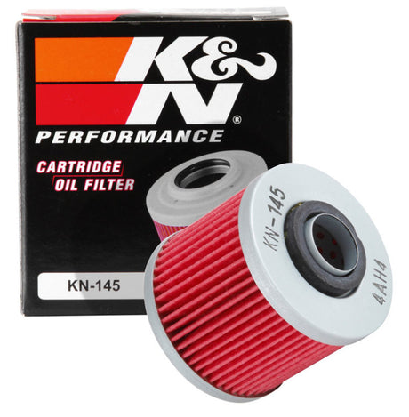 K&N Yamaha / MUZ / MZ / Sachs / Aprilia / Derbi 2.156in OD x 2.313in H Oil Filter - Rowdy Warehouse 