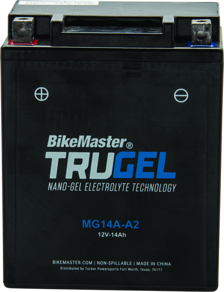 BikeMaster Trugel Battery MG14A-A2 - Rowdy Warehouse 