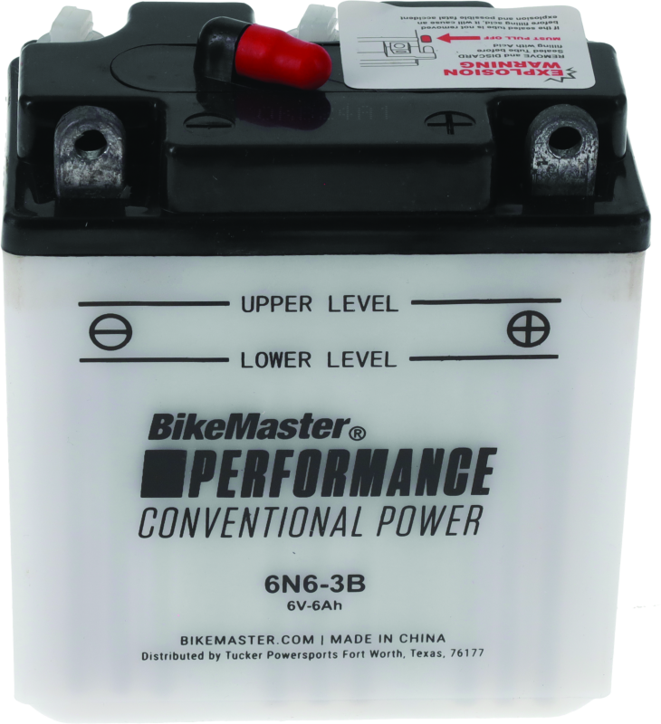 BikeMaster 6N6-3B Battery - Rowdy Warehouse 