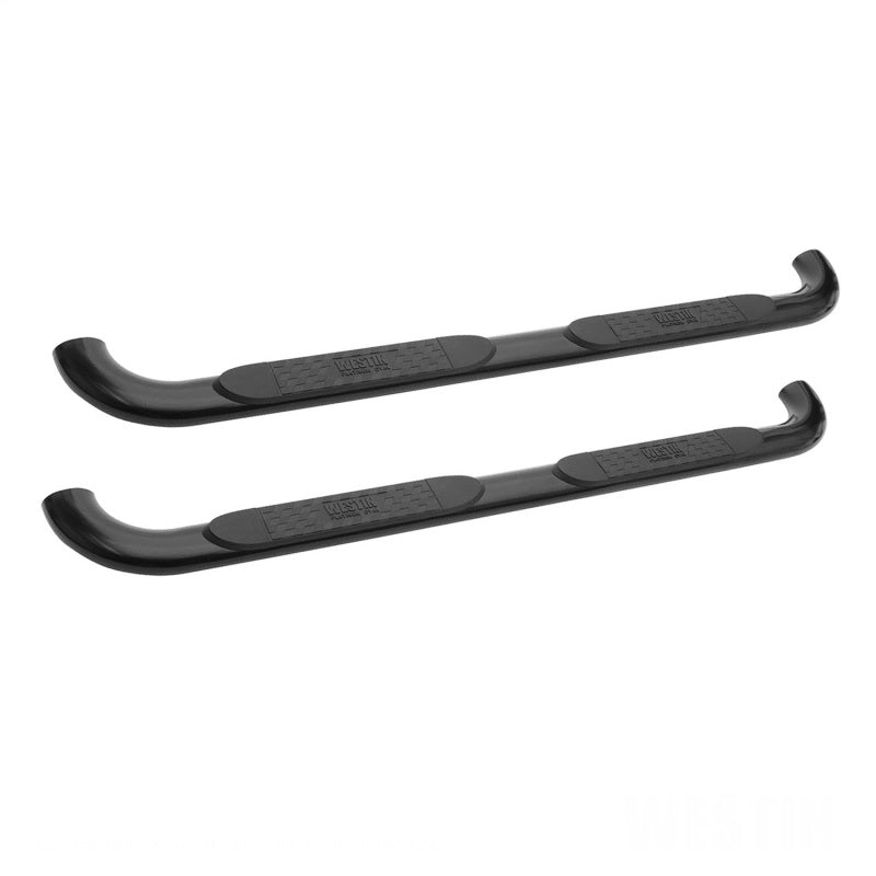 Westin 1999-2013 Chevy Silverado 1500 Crew Cab Platinum 4 Oval Nerf Step Bars - Black