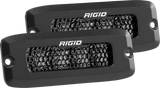 Rigid Industries SR-Q Series PRO Midnight Edition - Spot - Diffused - Pair