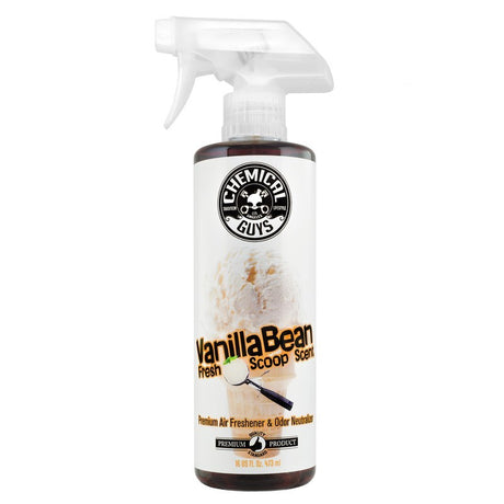 Chemical Guys Vanilla Bean Air Freshener & Odor Eliminator - 16oz - Rowdy Warehouse 