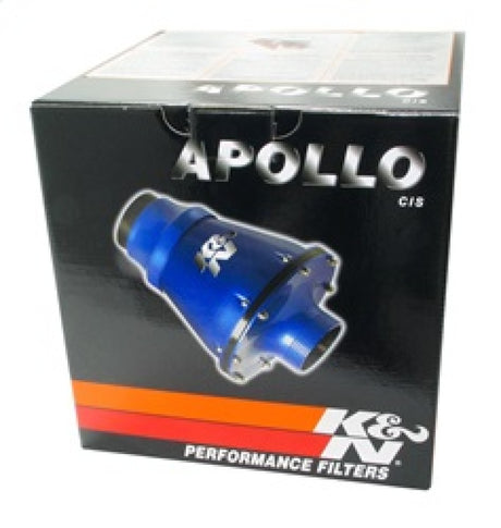 K&N Universal Apollo Black Cold Air Intake - 70mm OD FLG PP - Rowdy Warehouse 