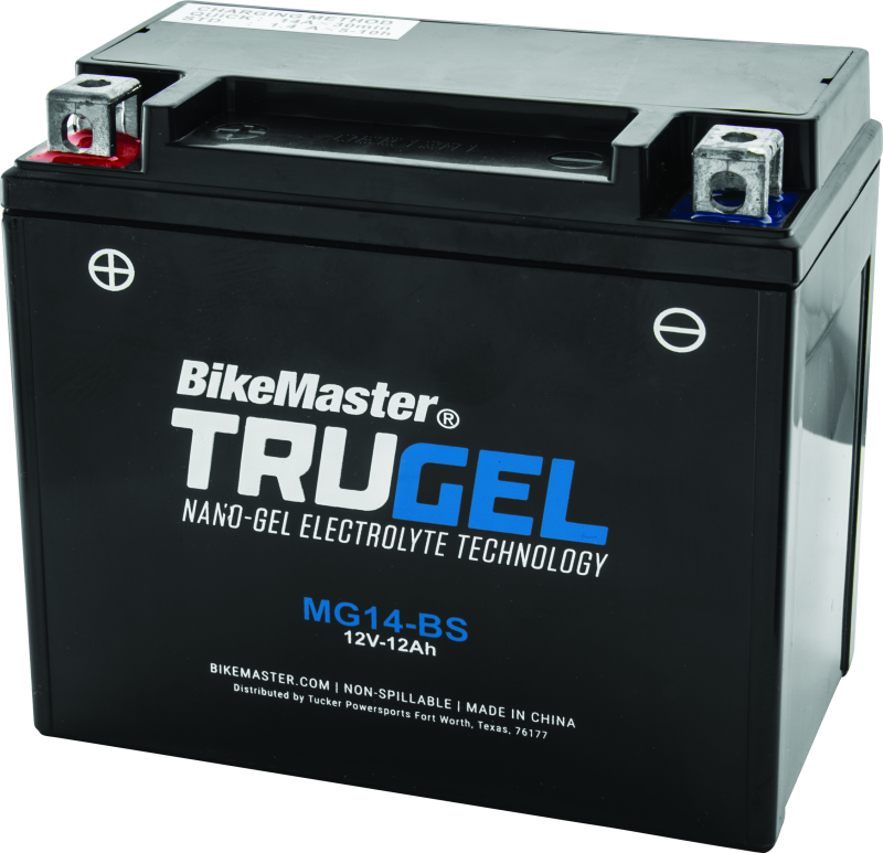 BikeMaster Trugel Battery MG14-BS - Rowdy Warehouse 