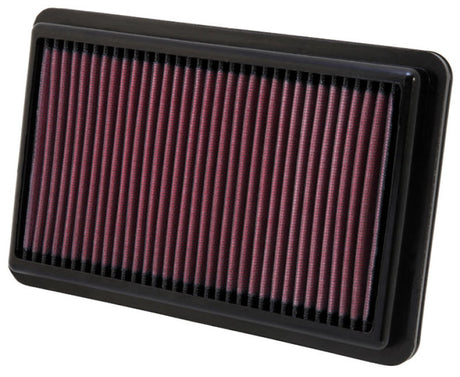 K&N Replacement Air Filter 10.188in O/S Length x 6.375in O/S Width x 1.063in H for 12 Honda Civic Si - Rowdy Warehouse 