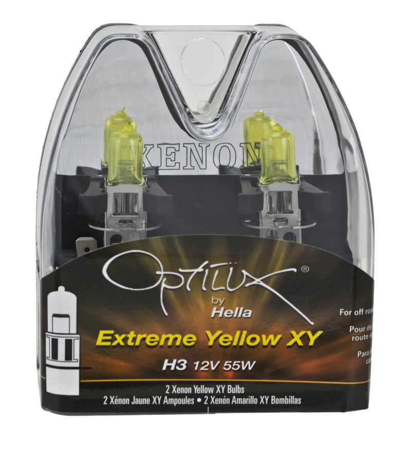 Hella Optilux H3 12V/55W XY Extreme Yellow Bulb - Rowdy Warehouse 