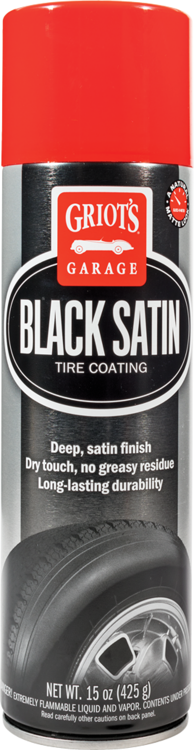 Griots Garage Black Satin Tire Coating - 15oz - Rowdy Warehouse 