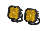 Diode Dynamics SS3 LED Pod Pro - Yellow SAE Fog Standard (Pair) - Rowdy Warehouse 