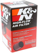 K&N Univrsl Rubber Oval Tprd Filter 2.438in F ID/3.75in B-OW/4.5in B-OL/2.5in T-OW/3.5in T-OL/6in H