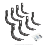 Go Rhino 19-20 Chevrolet Silverado 1500 Brackets for OE Xtreme Cab Length SideSteps