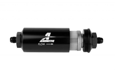 Aeromotive In-Line Filter - (AN-06 Male) 100 Micron Stainless Steel Element - Rowdy Warehouse 