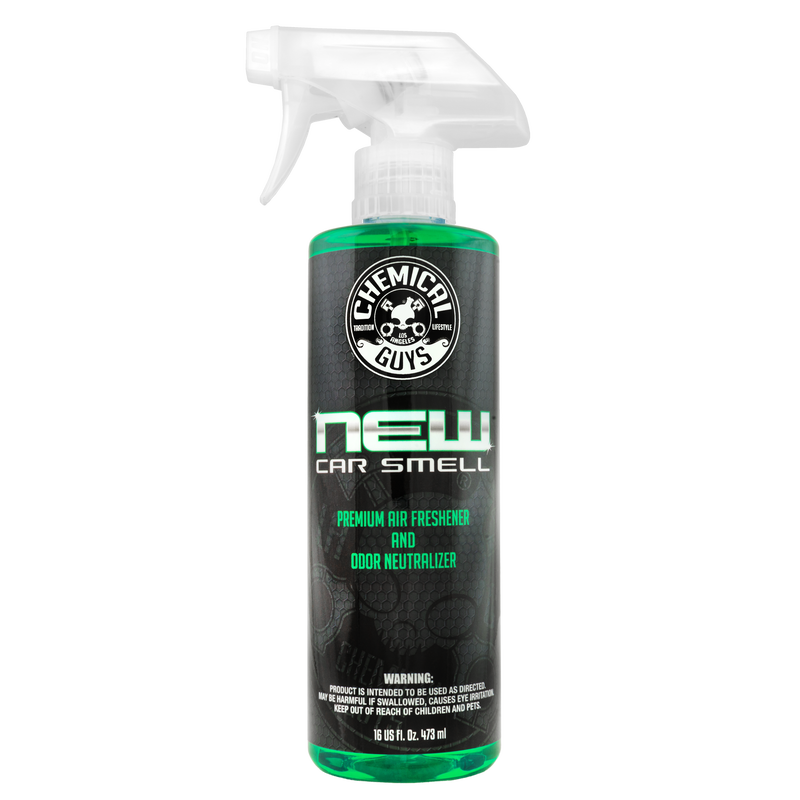 Chemical Guys New Car Smell Air Freshener & Odor Eliminator - 16oz - Rowdy Warehouse 