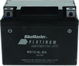 BikeMaster AGM Battery - MS12-4L-BS - Rowdy Warehouse 