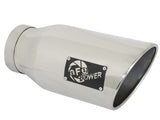 aFe ATLAS 5in DPF-Back Alum Steel Exhaust System w/Polished Tip 19-20 Ram Diesel Trucks L6-6.7L (td)