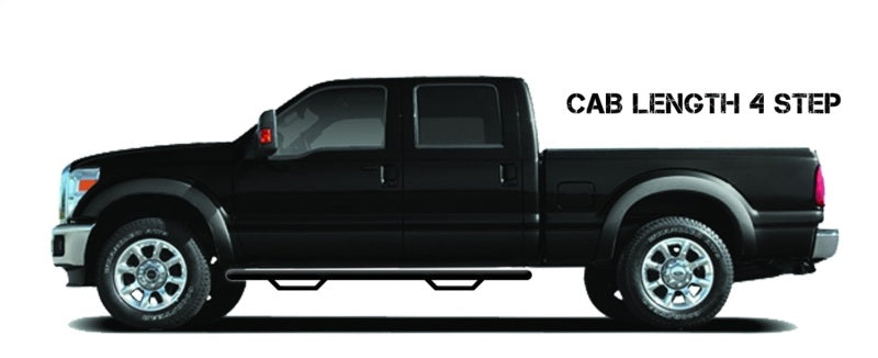 N-Fab Nerf Step 01-06 Chevy-GMC 1500/2500/3500 Crew Cab - Tex. Black - Cab Length - 3in