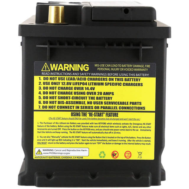 Antigravity H6/Group 48 Lithium Car Battery - Rowdy Warehouse 