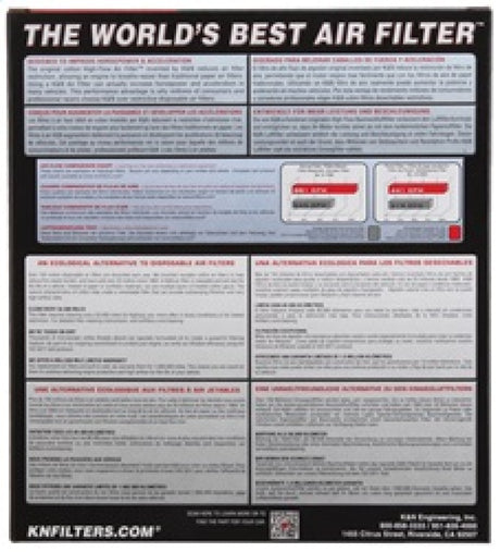 K&N 08 Mitsubishi Triton 2.5L-L4 DSL Drop In Air Filter - Rowdy Warehouse 