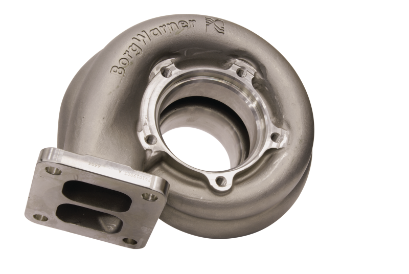 BorgWarner Turbine Housing SX S400 T4 A/R 1.00 83/74mm Twin Scroll - Rowdy Warehouse 