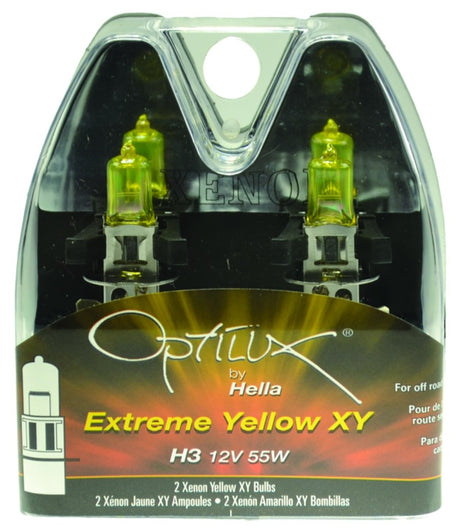 Hella Optilux H3 12V/55W XY Extreme Yellow Bulb - Rowdy Warehouse 