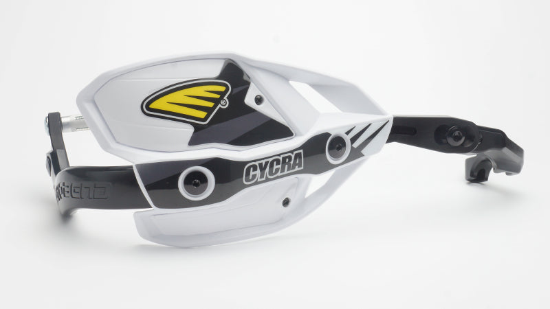 Cycra Probend Ultra w/HCM Clamp 1-1/8 in. - White - Rowdy Warehouse 