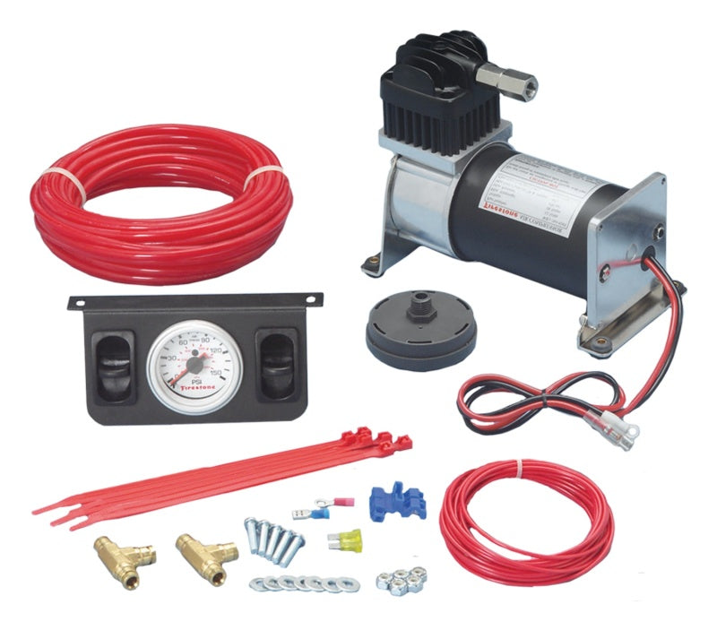 Firestone Air-Rite Air Command II Heavy Duty Air Compressor System w/Dual Analog Gauge (WR17602219) - Rowdy Warehouse 