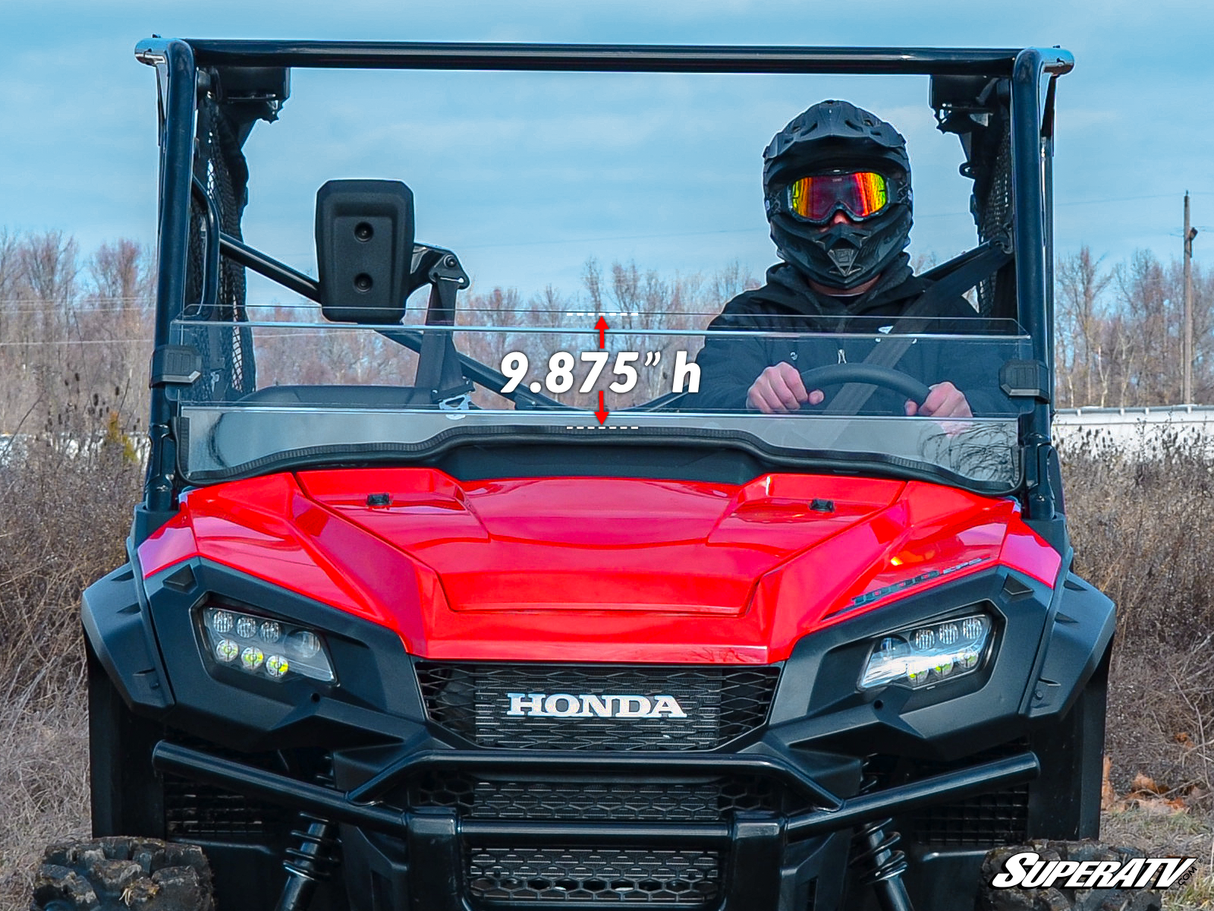 HONDA PIONEER 1000 SCRATCH RESISTANT HALF WINDSHIELD