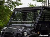 KAWASAKI MULE PRO SCRATCH RESISTANT FLIP DOWN WINDSHIELD