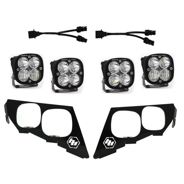 Baja Designs Textron/Arctic Cat Squadron Sport Headlight Kit - Rowdy Warehouse 