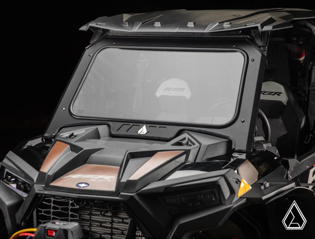 ASSAULT INDUSTRIES POLARIS RZR XP TURBO GLASS WINDSHIELD