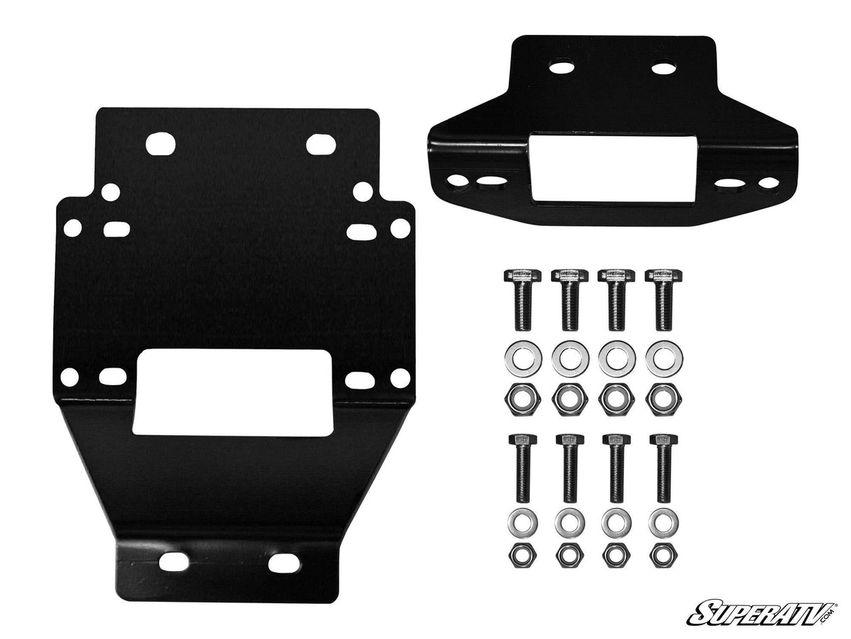 POLARIS RZR XP 900 WINCH MOUNTING PLATE