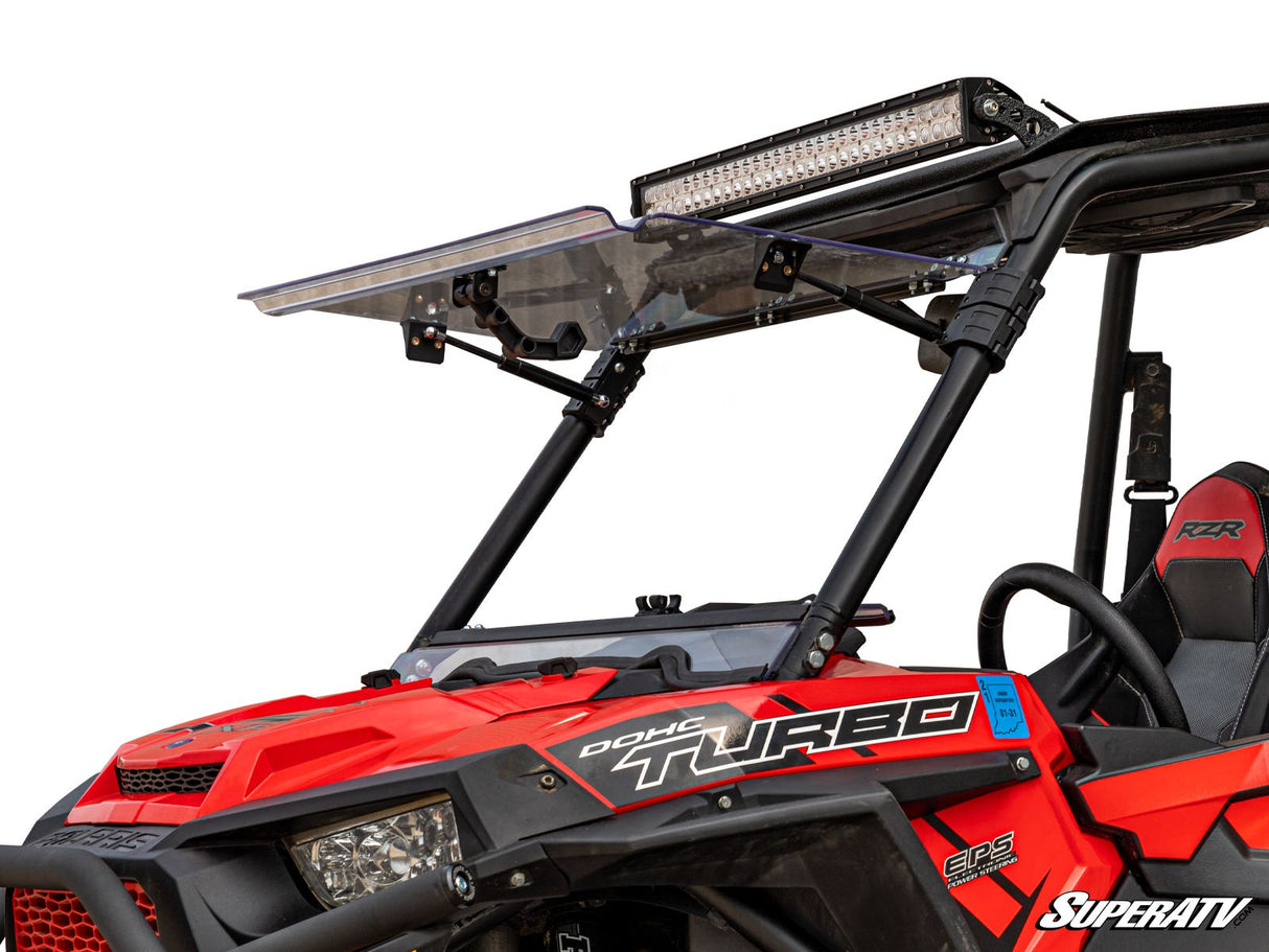 POLARIS RZR XP 1000 SCRATCH RESISTANT FLIP WINDSHIELD