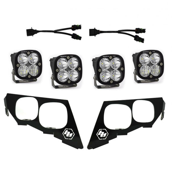 Baja Designs Textron/Arctic Cat Squadron Pro Headlight Kit - Rowdy Warehouse 