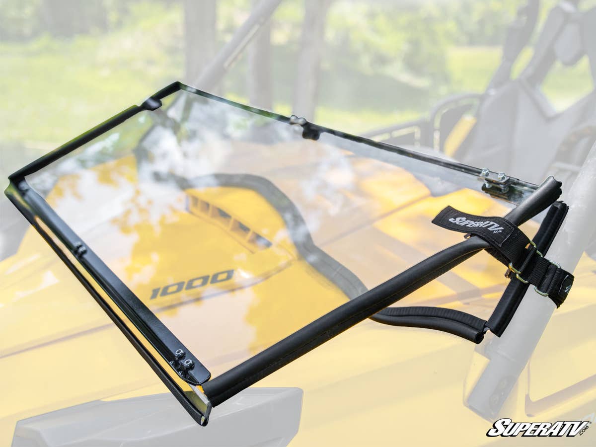 Can-Am Commander Scratch Resistant Flip Down Windshield