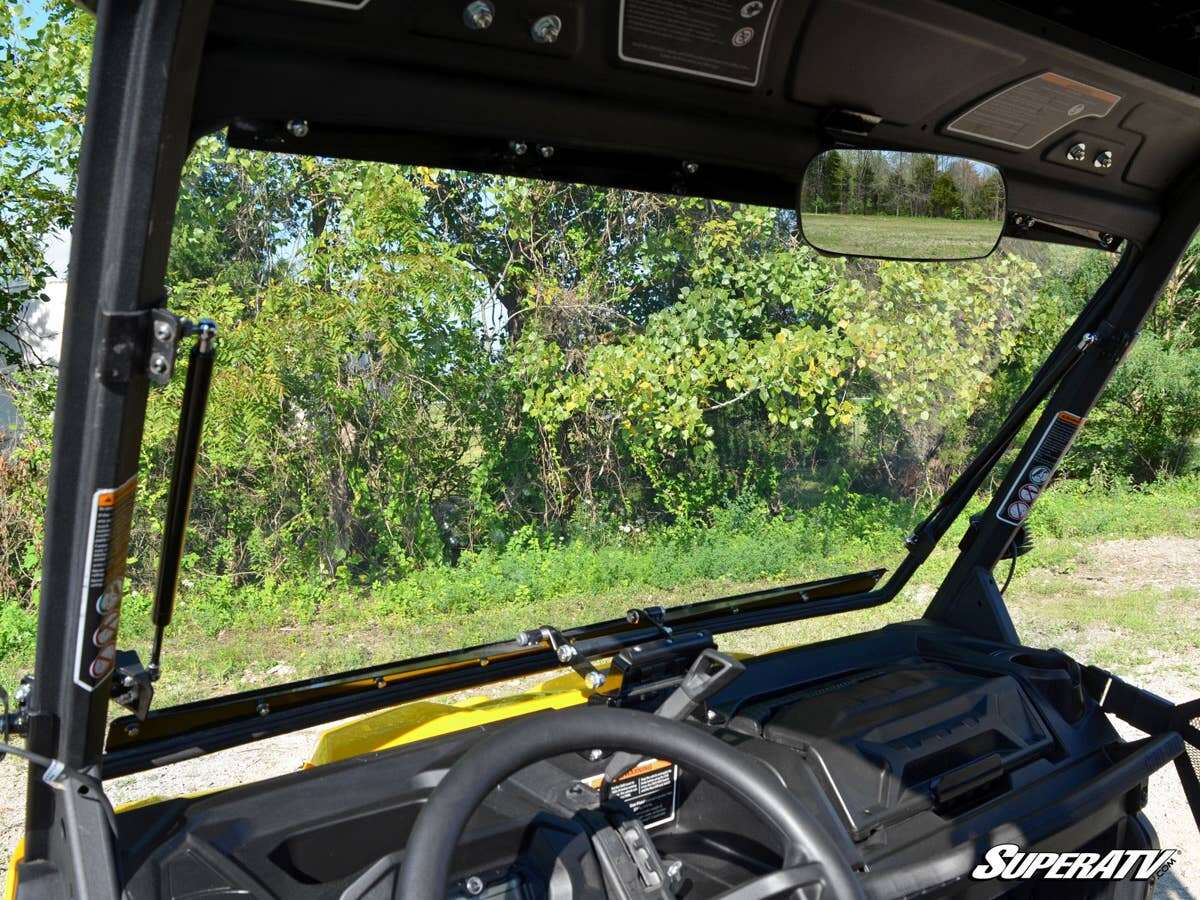 Can-Am Defender Scratch Resistant Flip Windshield