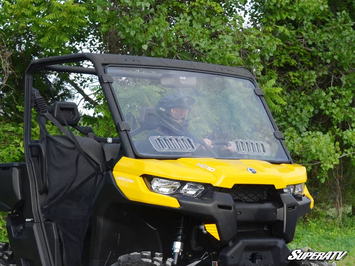 Can-Am Defender Scratch Resistant Vented Full Windshield