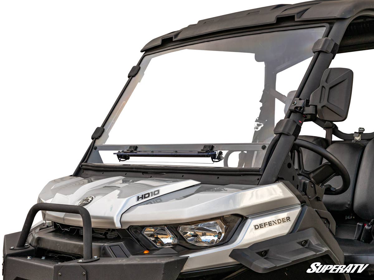 Can-Am Defender Scratch Resistant Vented Full Windshield