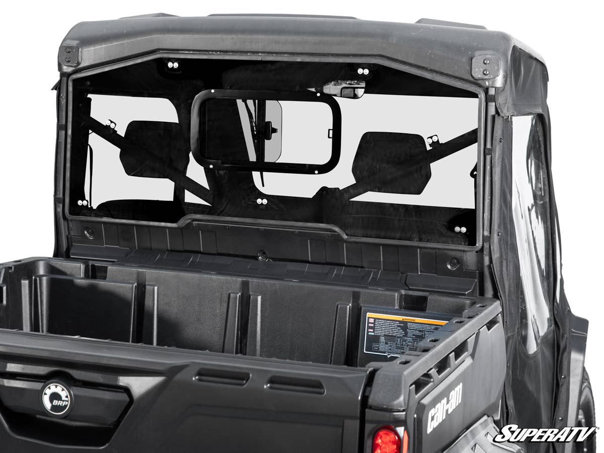 Can-Am Defender Sliding Rear Windshield