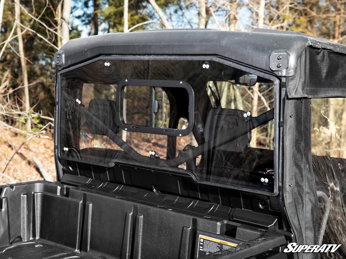 Can-Am Defender Sliding Rear Windshield