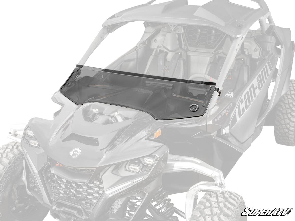 Can-Am Maverick R Scratch-Resistant Half Windshield