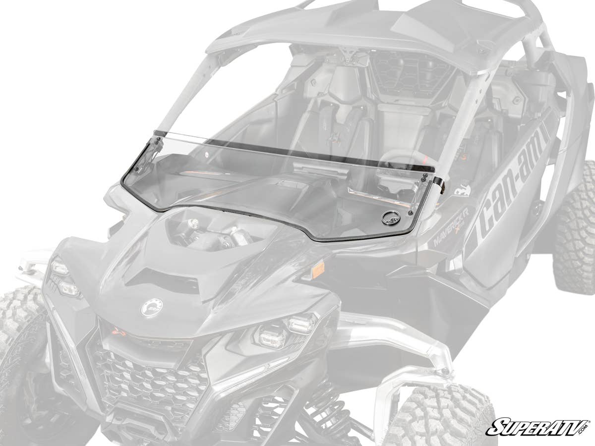 Can-Am Maverick R Scratch-Resistant Half Windshield