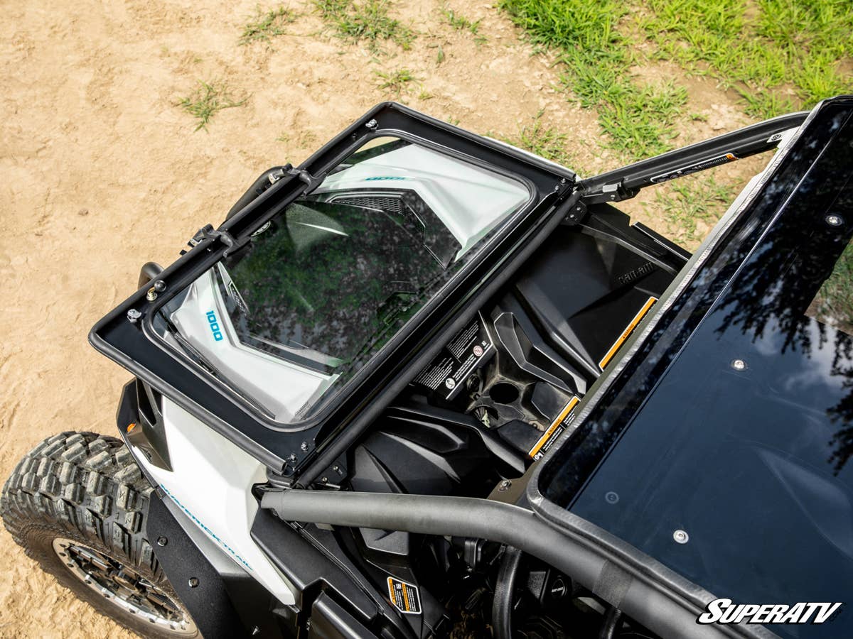 Can-Am Maverick Sport Flip Down Glass Windshield