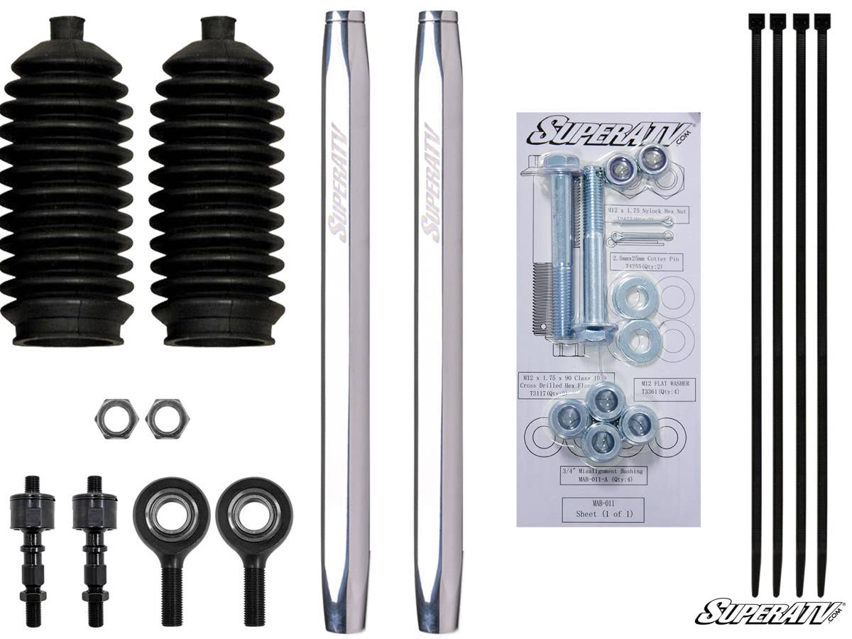 Can-Am Maverick X3 Billet Aluminum Hex Tie Rod Kit