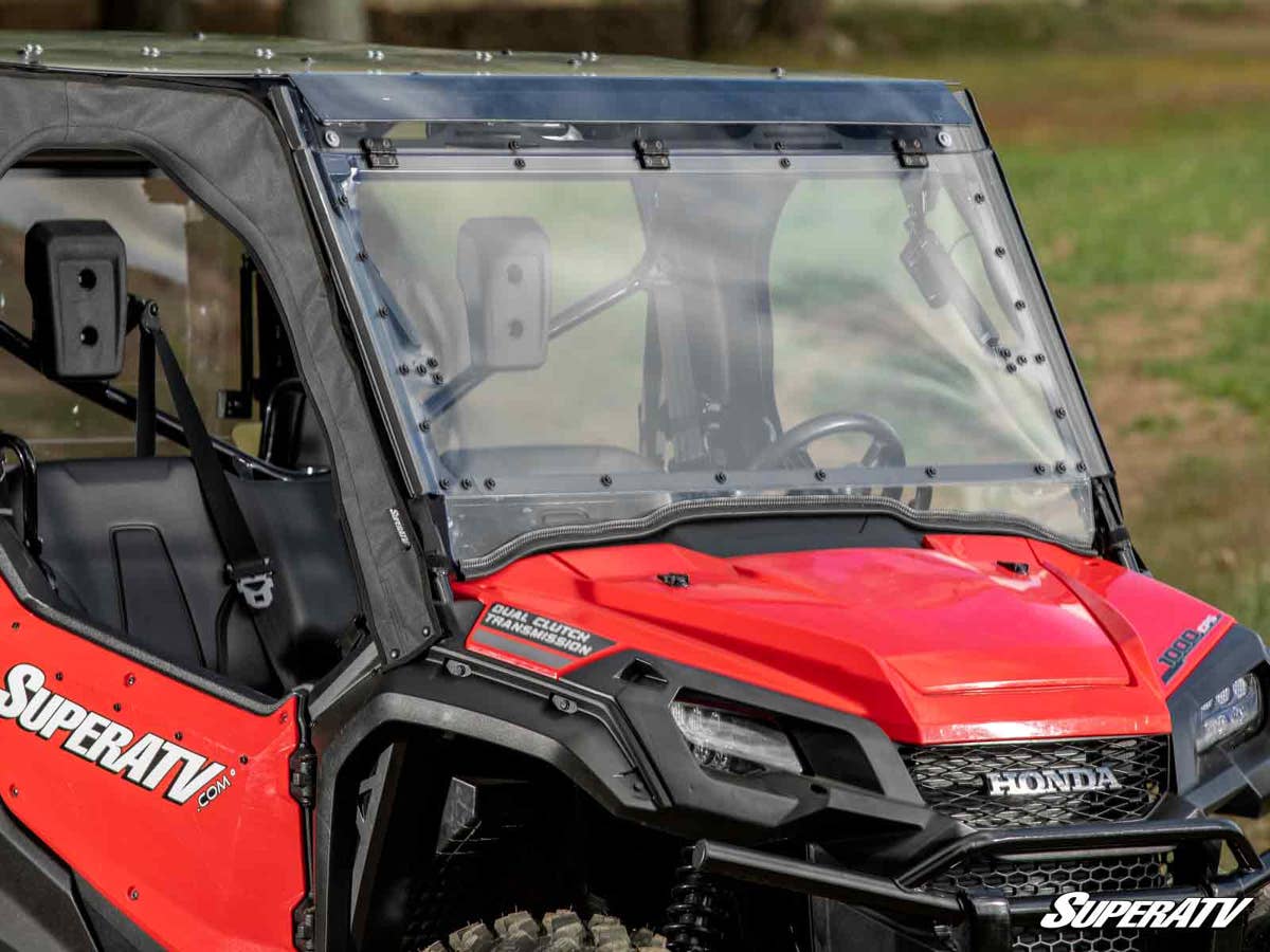 SuperATV Honda Pioneer 1000 Maxdrive Power Flip Windshield