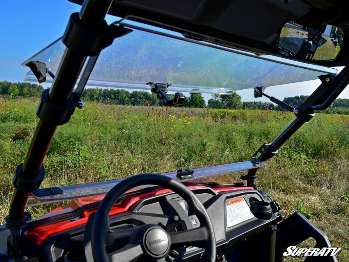 Honda Pioneer 520 Scratch Resistant Flip Windshield