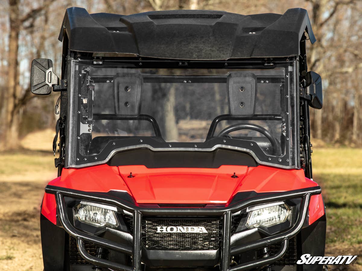 SuperATV Honda Pioneer 700 Maxdrive Power Flip Windshield