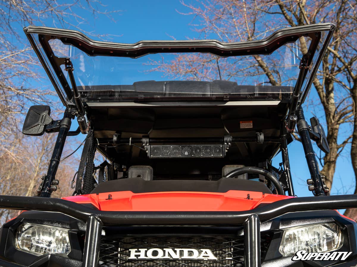 SuperATV Honda Pioneer 700 Maxdrive Power Flip Windshield