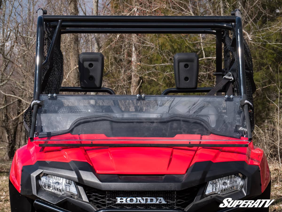 SuperATV Honda Pioneer 700 Scratch Resistant Flip Down Windshield