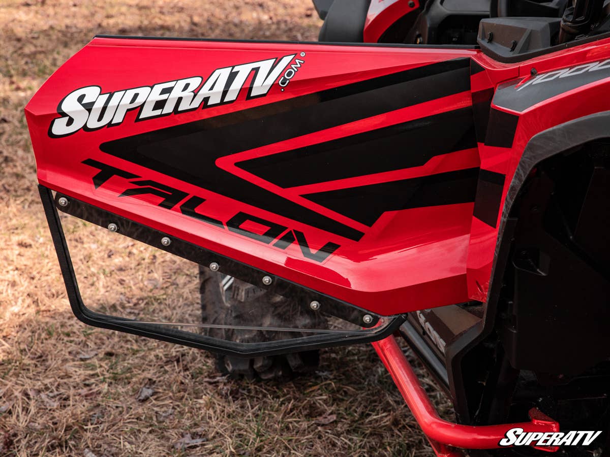 SuperATV Honda Talon 1000 Clear Lower Doors