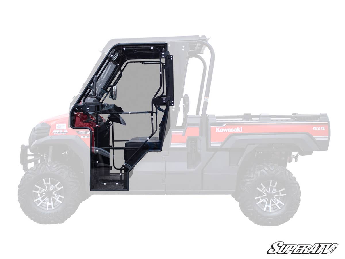 SuperATV Kawasaki Mule Cab Enclosure Doors